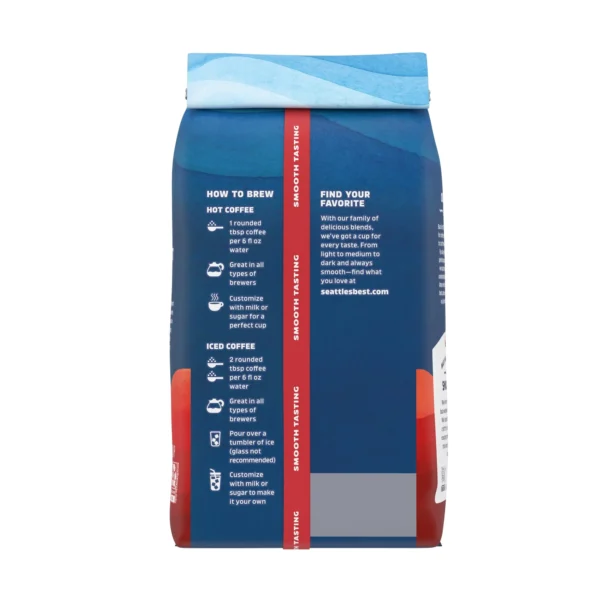Seattle’s Best Coffee, Breakfast Blend, Medium Roast, Ground Coffee, 100% Arabica