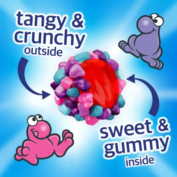 NERDS Gummy Clusters, Candy, Very Berry, Crunchy and Gummy