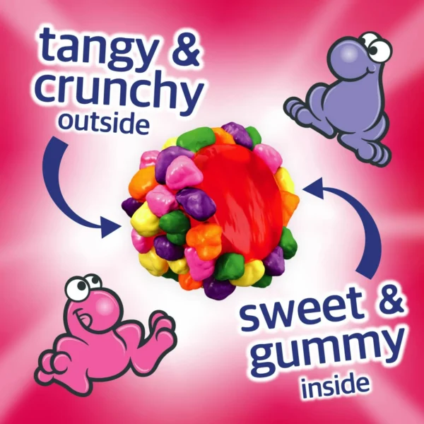 NERDS Gummy Clusters, Candy, Rainbow, Crunchy and Gummy - Image 4