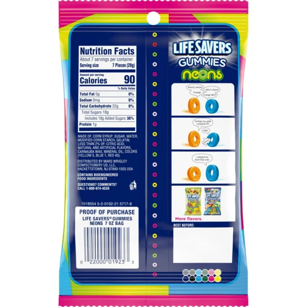 Life Savers Neons Gummy Candy