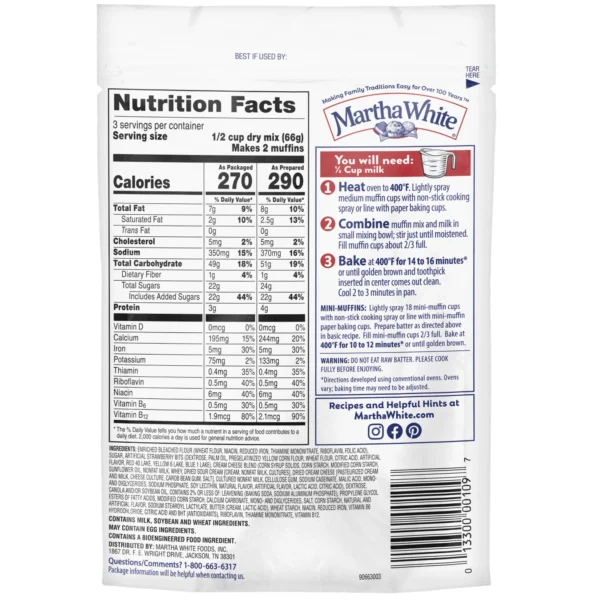 Martha White Strawberry Cheesecake Muffin Mix