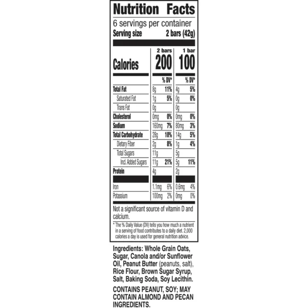 Nature Valley Crunchy Granola Bars, Peanut Butter, 12 Bars