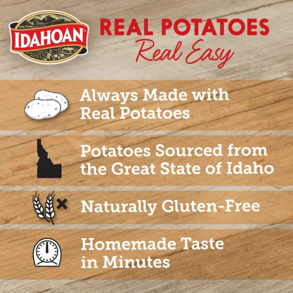 Idahoan Mashed Potatoes seasoned with Hidden Valley Original Ranch Side Dish
