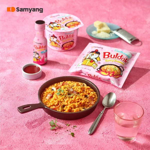 Samyang Spicy Chicken Noodle Carbonara Flavor Ramen