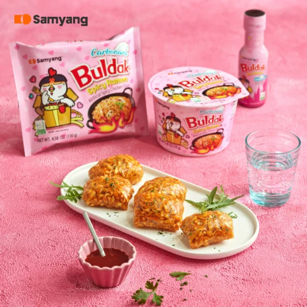 Samyang Spicy Chicken Noodle Carbonara Flavor Ramen