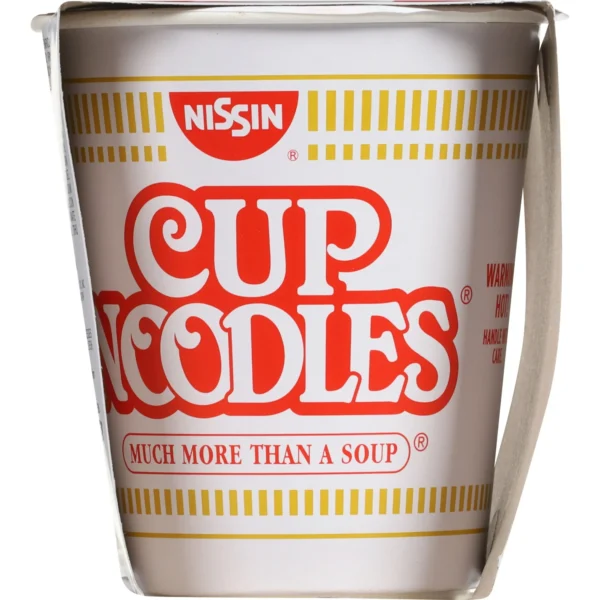 Nissin Foods The Original Cup Noodles Ramen Noodle Soup, Beef Flavor, 2.25 oz Cup, Shelf-Stable - Image 4