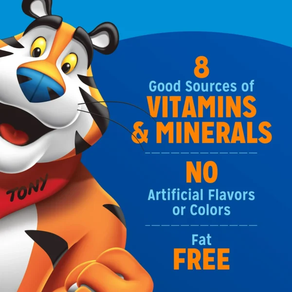 Kellogg's Frosted Flakes Breakfast Cereal, Kids Cereal, Family Breakfast, Original, 12oz Box (1 Box) - Image 3