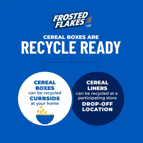 Kellogg's Frosted Flakes Breakfast Cereal, Kids Cereal, Family Breakfast, Original, 12oz Box (1 Box) - Image 5