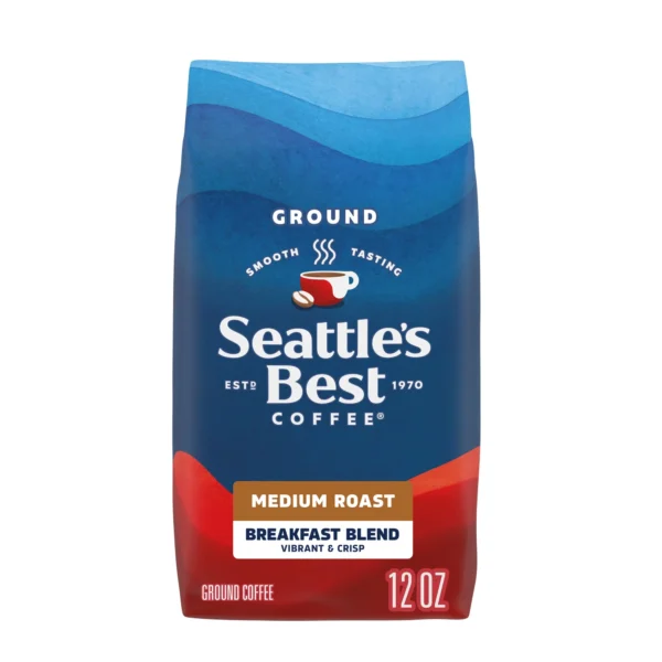 Seattle’s Best Coffee, Breakfast Blend, Medium Roast, Ground Coffee, 100% Arabica