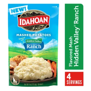 Idahoan Mashed Potatoes seasoned with Hidden Valley Original Ranch Side Dish